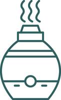 Air Diffuser Line Gradient Icon vector