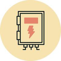 High Voltage Box Vector Icon