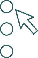 Option Line Gradient Icon vector