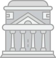 Pantheon Line Filled Light Icon vector