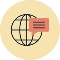 World Communication Vector Icon