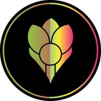 Crocus Glyph Due Color Icon vector