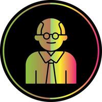 Judge Glyph Due Color Icon vector