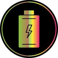 Battery Glyph Due Color Icon vector