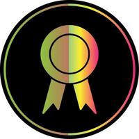 Award Glyph Due Color Icon vector