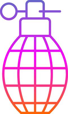 Grenade Line Gradient Icon