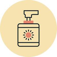 Sunblock Vector Icon