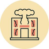 War Destruction Vector Icon