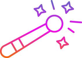Magic tool Line Gradient Icon vector