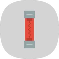 Fuse Flat Curve Icon vector