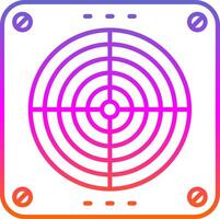 Extractor Line Gradient Icon vector
