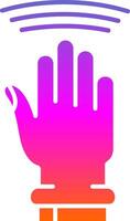 Drag Window Glyph Gradient Icon vector