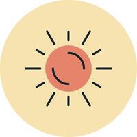 Sun Vector Icon