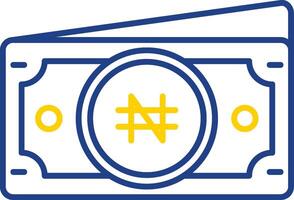 Namecoin Line Two Color Icon vector