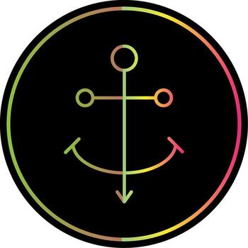 Harbour Line Gradient Due Color Icon vector