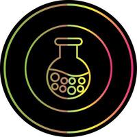 Flasks Line Gradient Due Color Icon vector