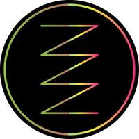 Spring Line Gradient Due Color Icon vector