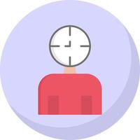 Lifespan Flat Bubble Icon vector