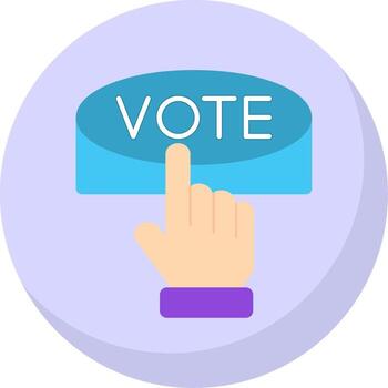 Button Flat Bubble Icon vector