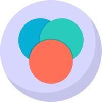 Diagram Flat Bubble Icon vector