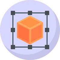 Scale Flat Bubble Icon vector