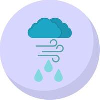 Humidity Flat Bubble Icon vector