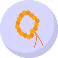 Rosary Flat Bubble Icon vector