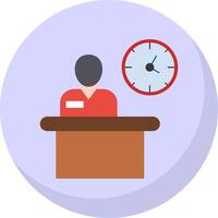 Break Flat Bubble Icon vector