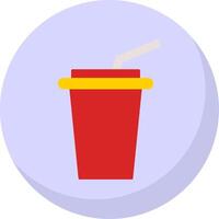 Drinks Flat Bubble Icon vector