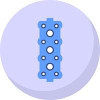 Gasket Flat Bubble Icon vector