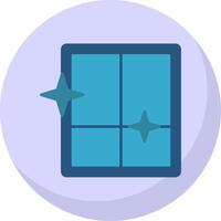 Window Flat Bubble Icon vector