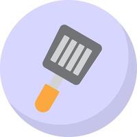 Spatula Flat Bubble Icon vector