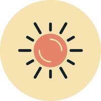 Sun Vector Icon