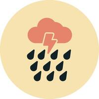 icono de vector de lluvia