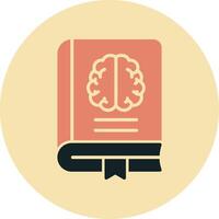 neurología libro vector icono