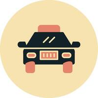 icono de vector de taxi