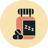 Sleeping Pills Vector Icon