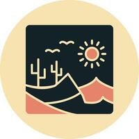 Desert Vector Icon