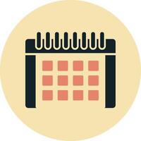 icono de vector de calendario