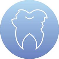 Broken Tooth Vector Icon