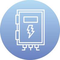 High Voltage Box Vector Icon