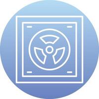 Radioactive Vector Icon