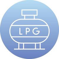 Liquefied Petroleum Gas Vector Icon