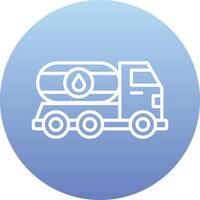 Oil Truck Vector Icon