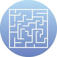 Maze Vector Icon