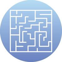 Maze Vector Icon