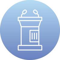 Lectern Vector Icon