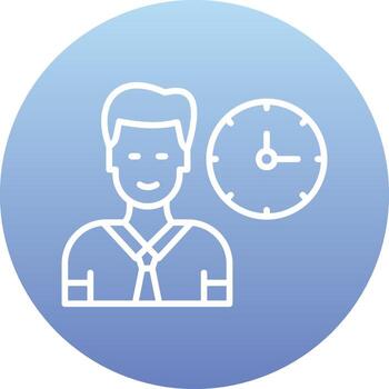 Work Time Vector Icon