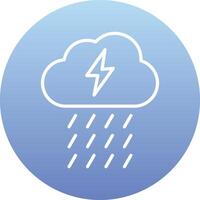 Rain Vector Icon