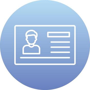 icono de vector de visa